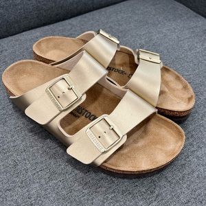 Birkenstock Gold Arizona Sandal